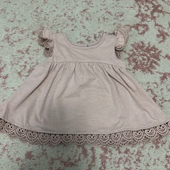 Pink baby girl dress 3-6 months - Picture 1 of 2